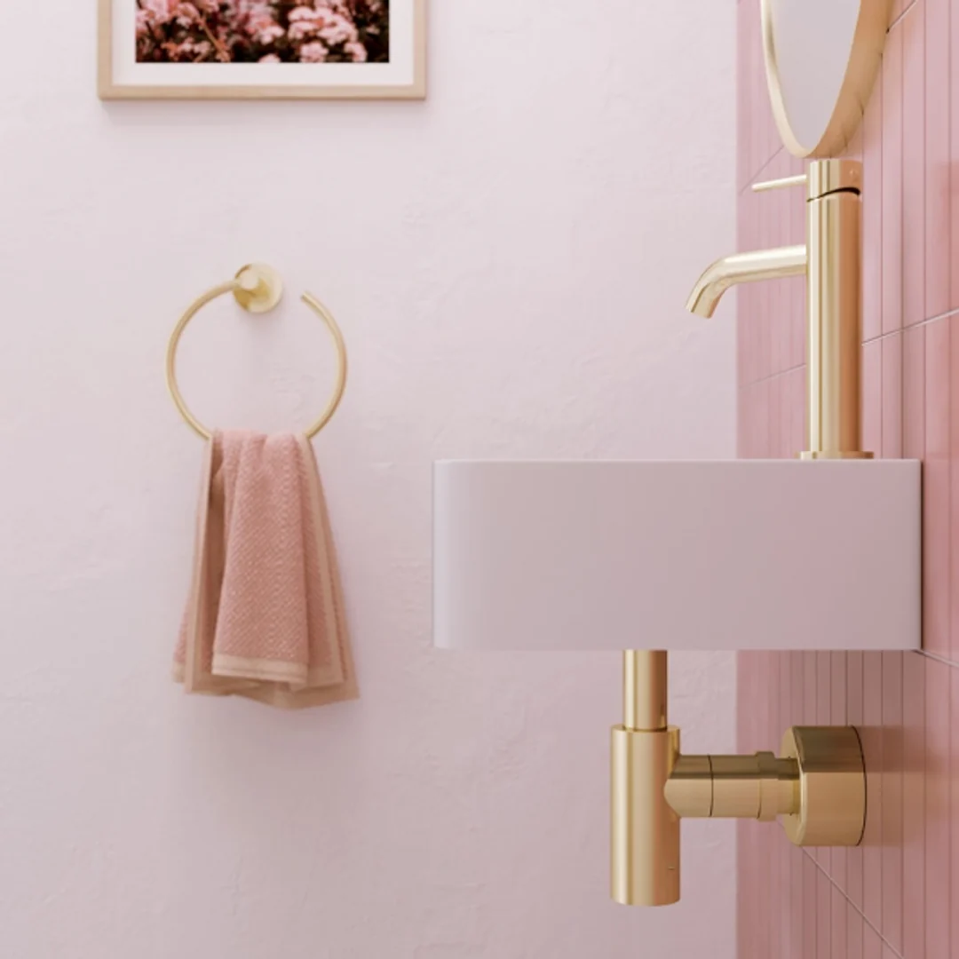 Fienza Encanto 470 Solid Surface Wall Hung Basin 470mm 1Th - Image 4