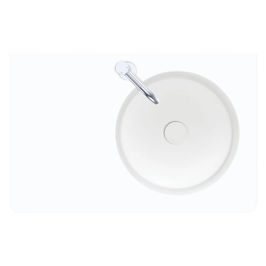 Fienza Encanto 700 Wall Hung Basin Right Hand Bowl 1 Tap Hole - Image 3