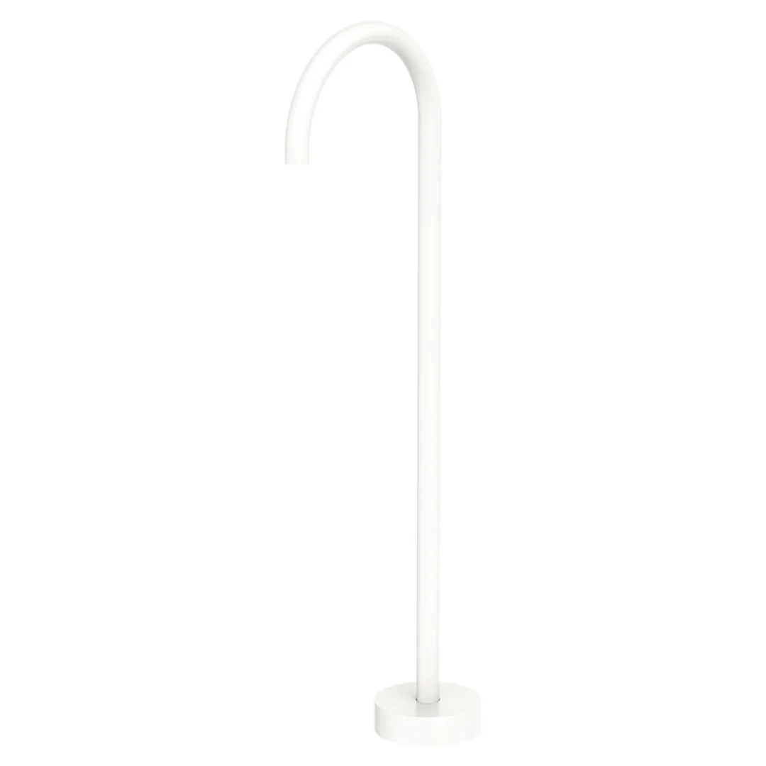 Fienza Gooseneck Floor Mounted Bath Outlet Kaya Matte White - Image 2