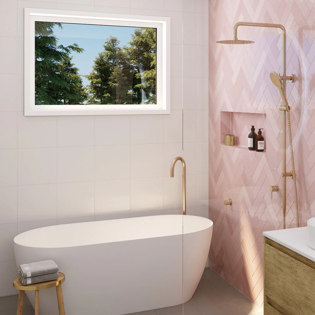 Fienza Gooseneck Floor Mounted Bath Outlet Kaya Urban Brass - Image 6