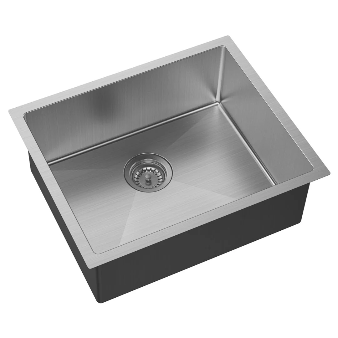 Fienza Hana Single Bowl Sink 40L Inc Ss Colander Roller Protector 550X450X200mm - Image 8