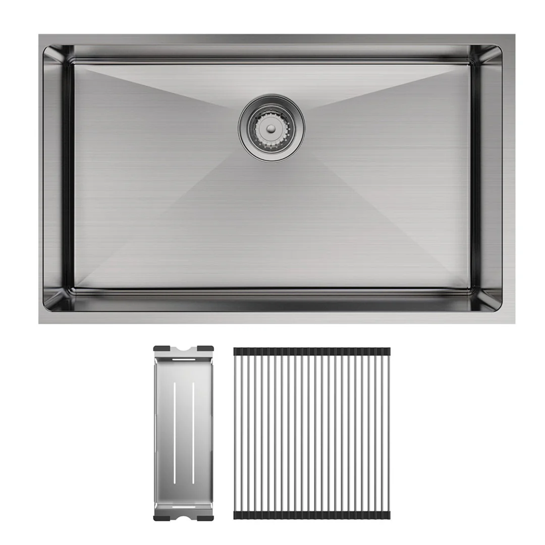 Fienza Hana 55L Single Kitchen Sink Kit