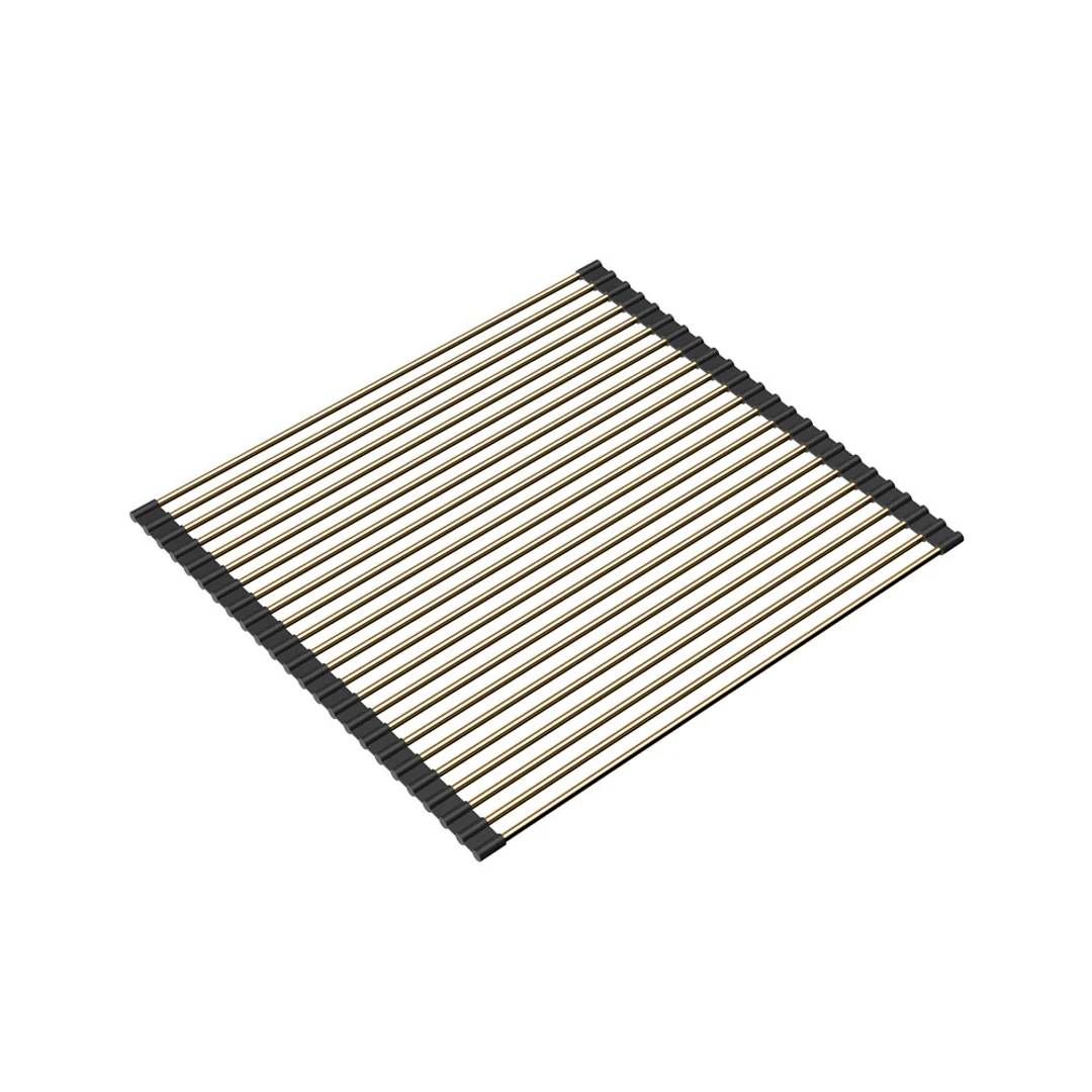 Fienza Hana Sink Roll Up Drainer Pvd Rugged Brass - Image 4