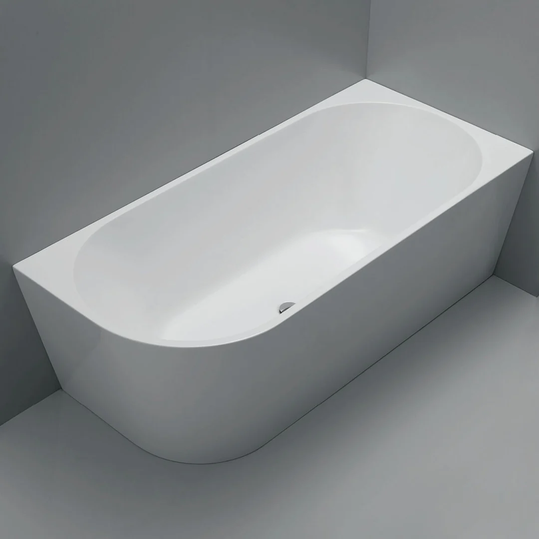 Fienza Isabella Acrylic Corner Bath Left Hand 1500mm - Image 3