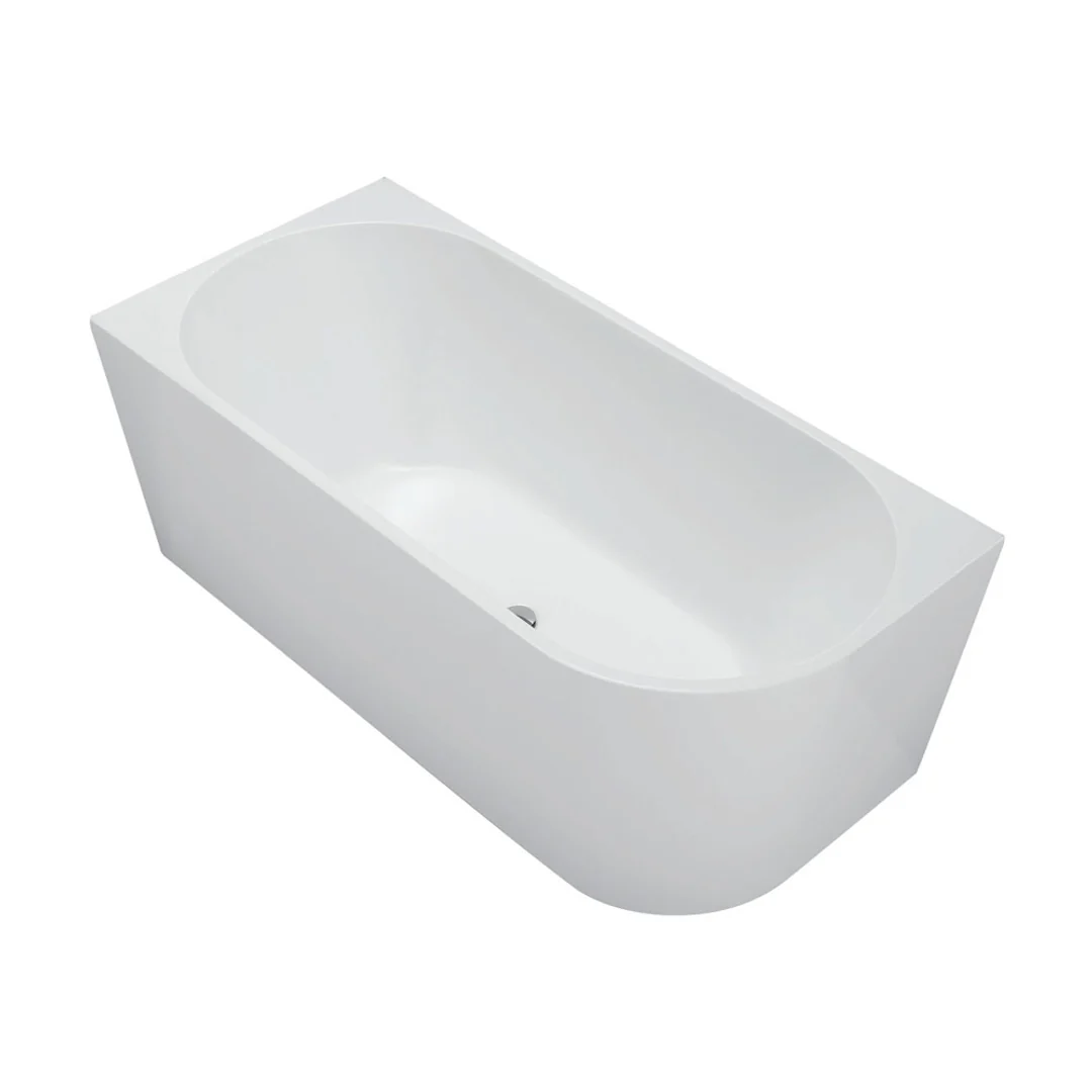 Fienza Isabella Acrylic Corner Bath Right Hand 1500mm - Image 2
