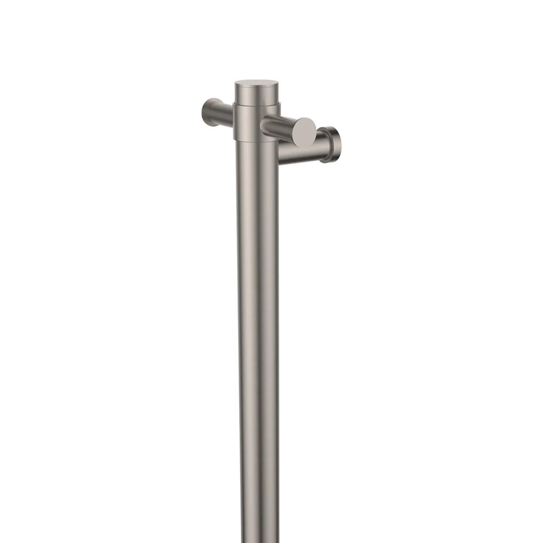 Fienza Isabella Vertical Heated Towel Rail 100 X 900Mm Brushed Nickel - Image 4