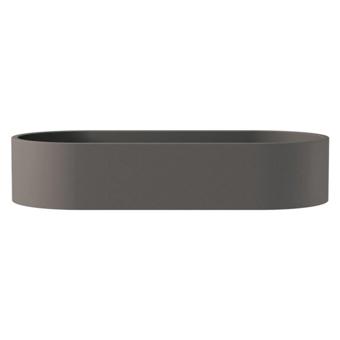 Fienza Jada Pill Concrete Above Counter Basin Warm Grey Rb013 - Image 5