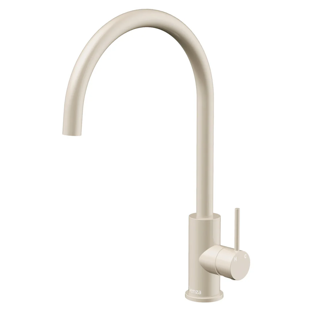 Fienza Kaya Ambience Sink Mixer Gloss Warm White