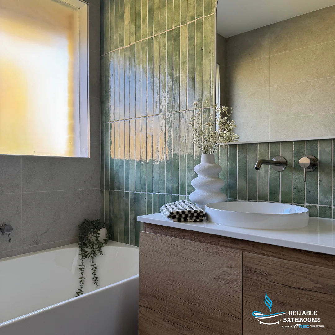 Fienza Kaya Basin/Bath Wall Mixer 200mm Outlet Set Brushed Nickel Round Bn Plates - Image 5