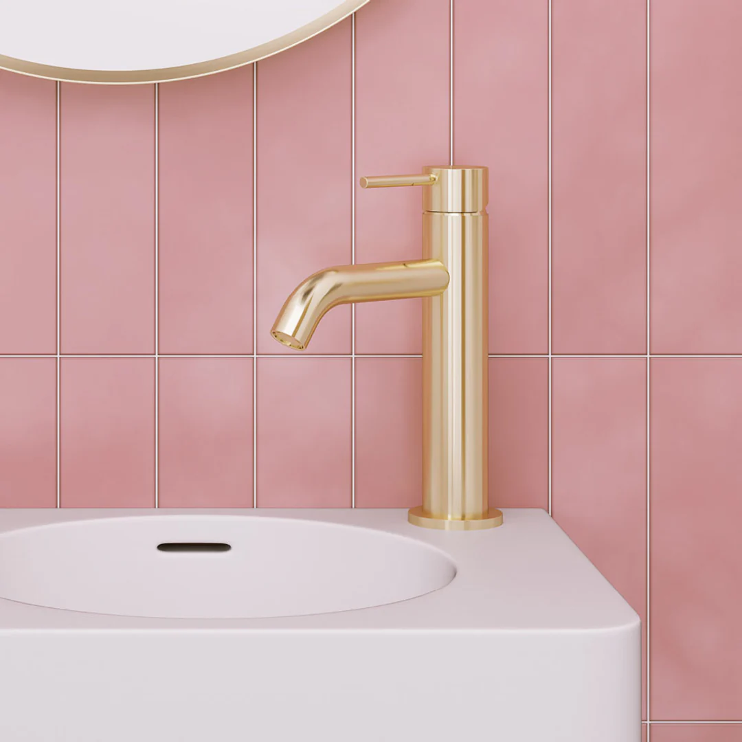 Fienza Kaya Basin Mixer Urban Brass - Image 4