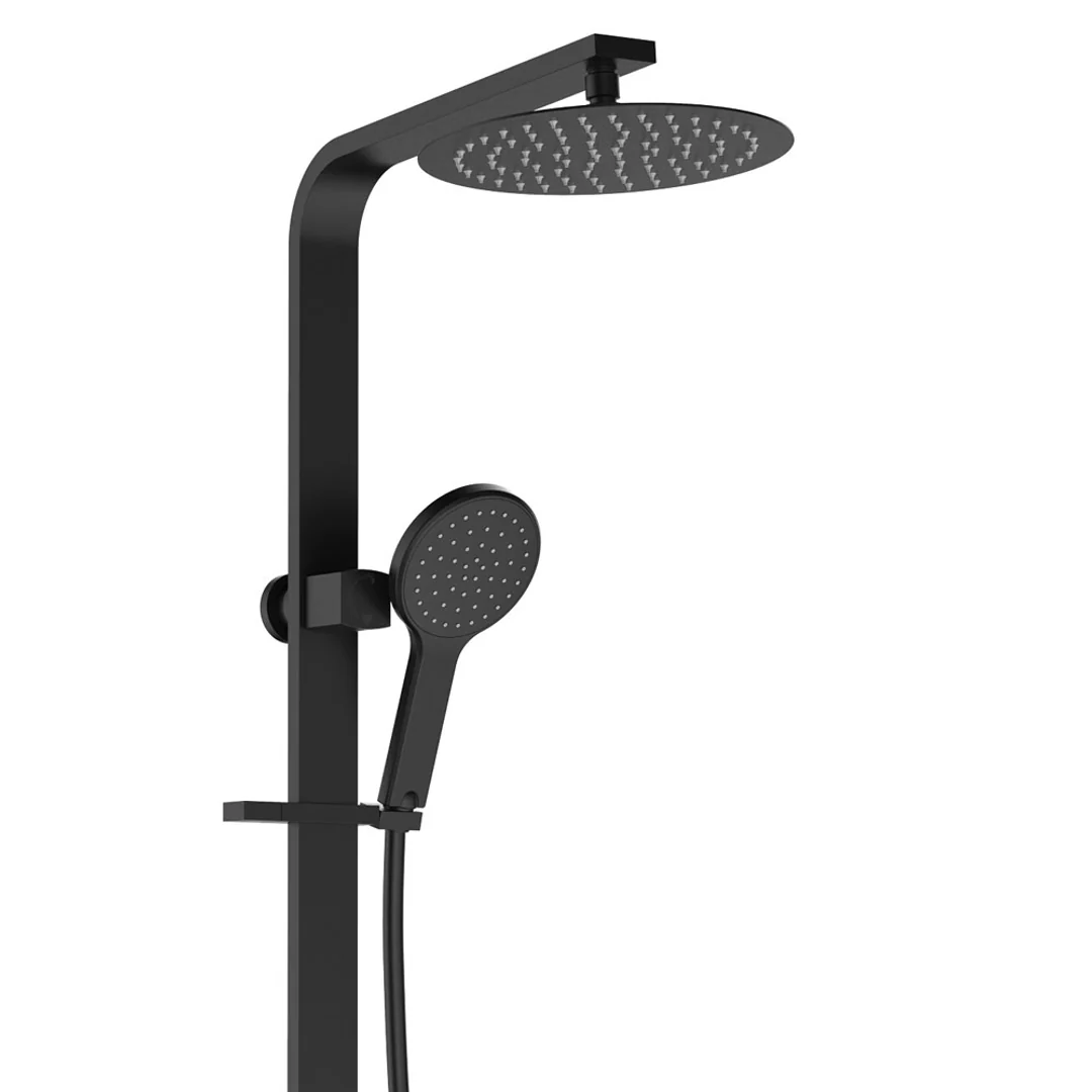 Fienza Kaya Deluxe Twin Shower Matte Black - Image 2