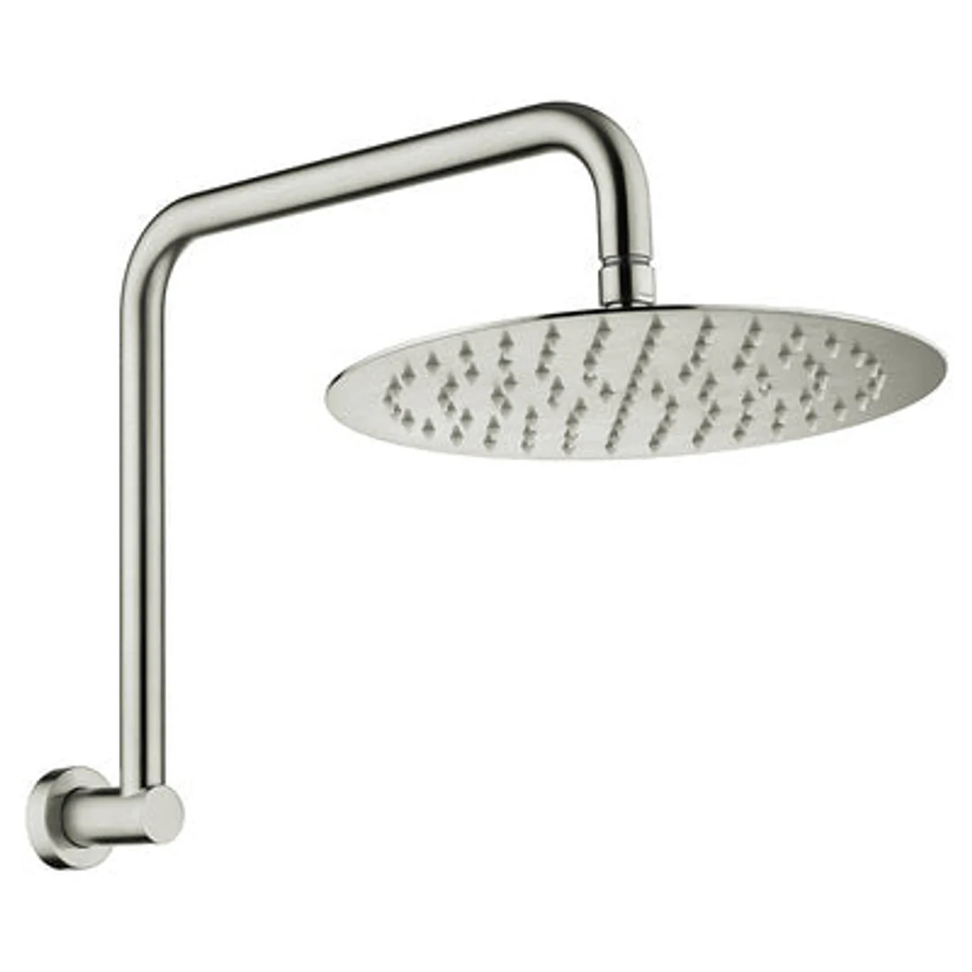 Fienza Kaya Gooseneck Shower Arm Set Brushed Nickel - Image 2
