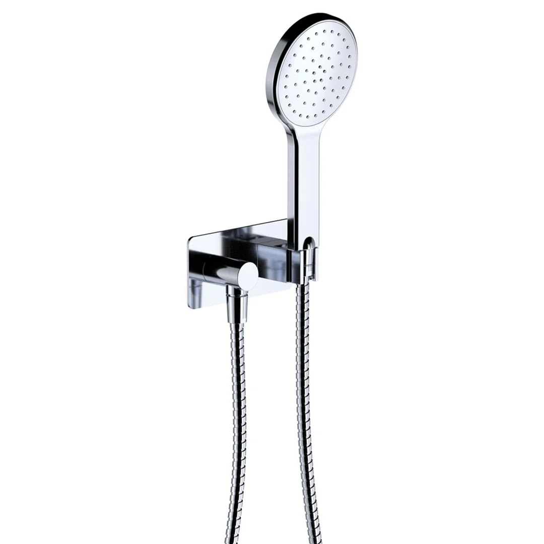 Fienza Kaya Hand Shower Rectangular Plate Chrome - Image 2