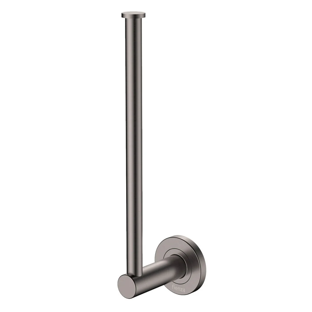 Fienza Kaya Hand Towel Rail / Toilet Roll Holder Gun Metal - Image 6