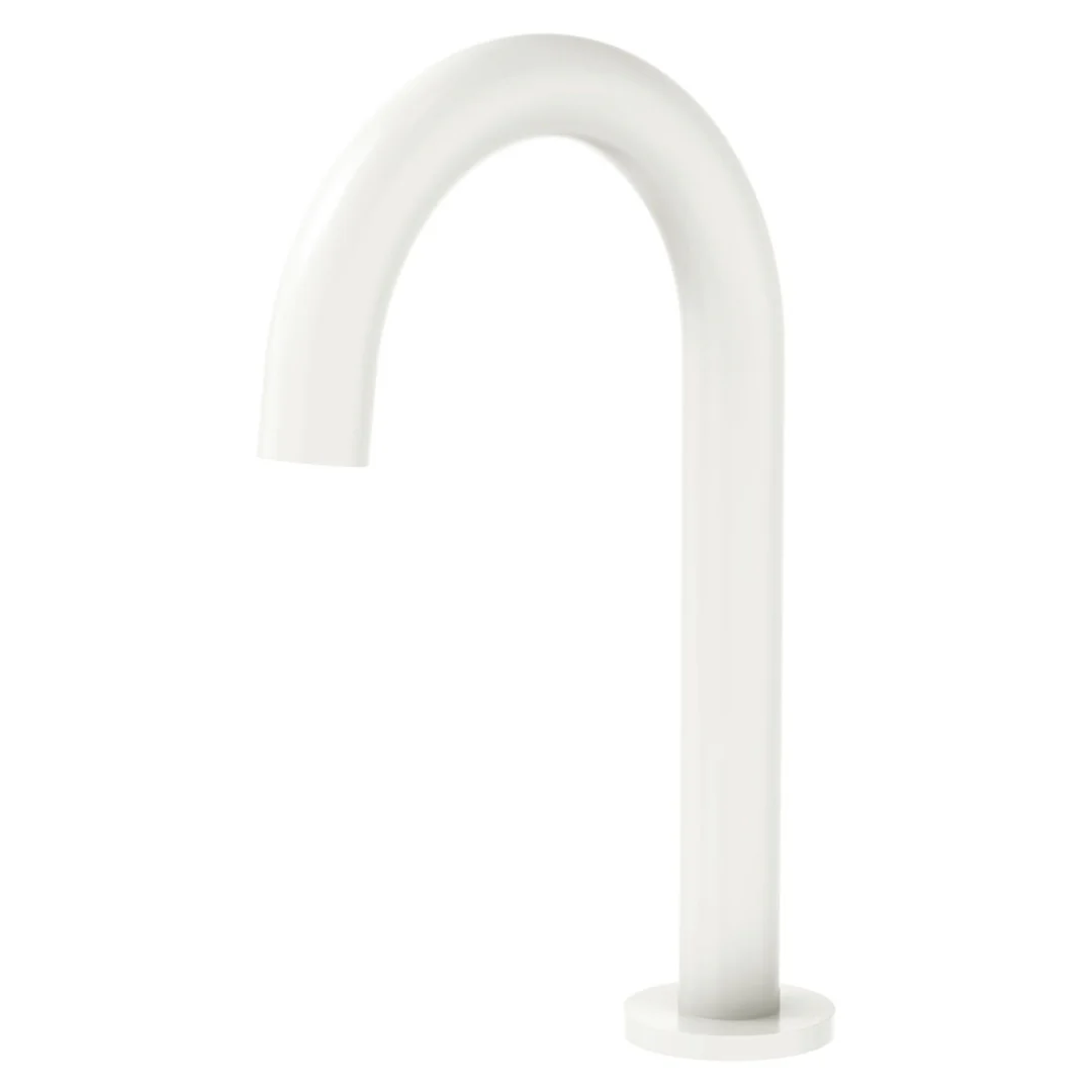 Fienza Kaya Hob-Mounted Basin/Bath Outlet Matte White
