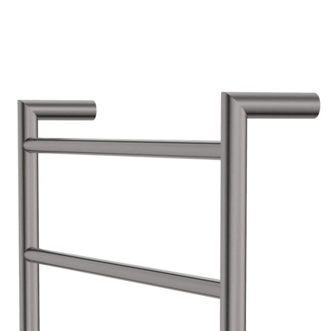 Fienza Kaya Round Heated Towel Rail 60120 Gun Metal 9 Bars 600 X 1200 X 100mm - Image 3
