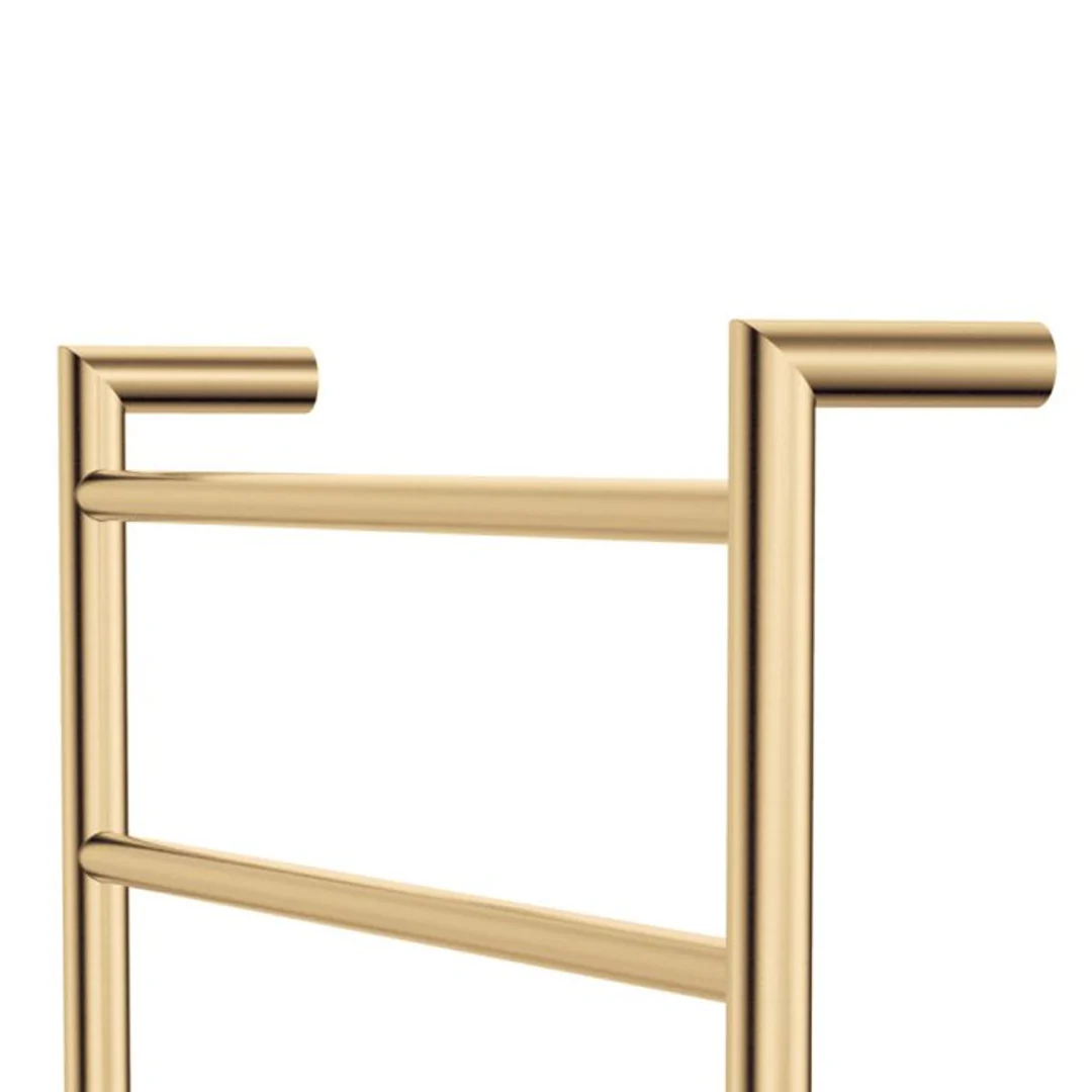 Fienza Kaya Round Heated Towel Rail 60120 Urban Brass 9 Bars 600 X 1200 X 100mm - Image 3