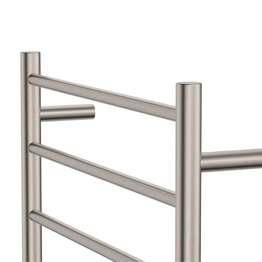 Fienza Kaya Round Heated Towel Rail 6045 Gun Metal 4 Bars 600 X 450 X 100mm - Image 4