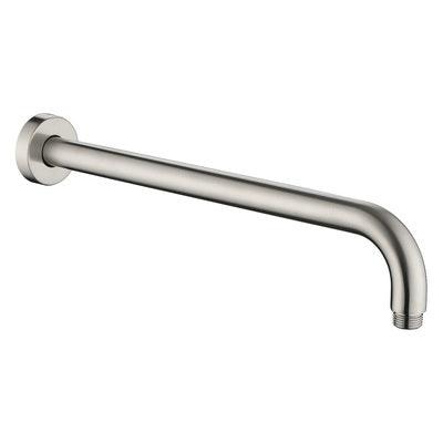 Fienza Kaya Round Wall Shower Arm Female 400mm Brushed Nickel - Image 4