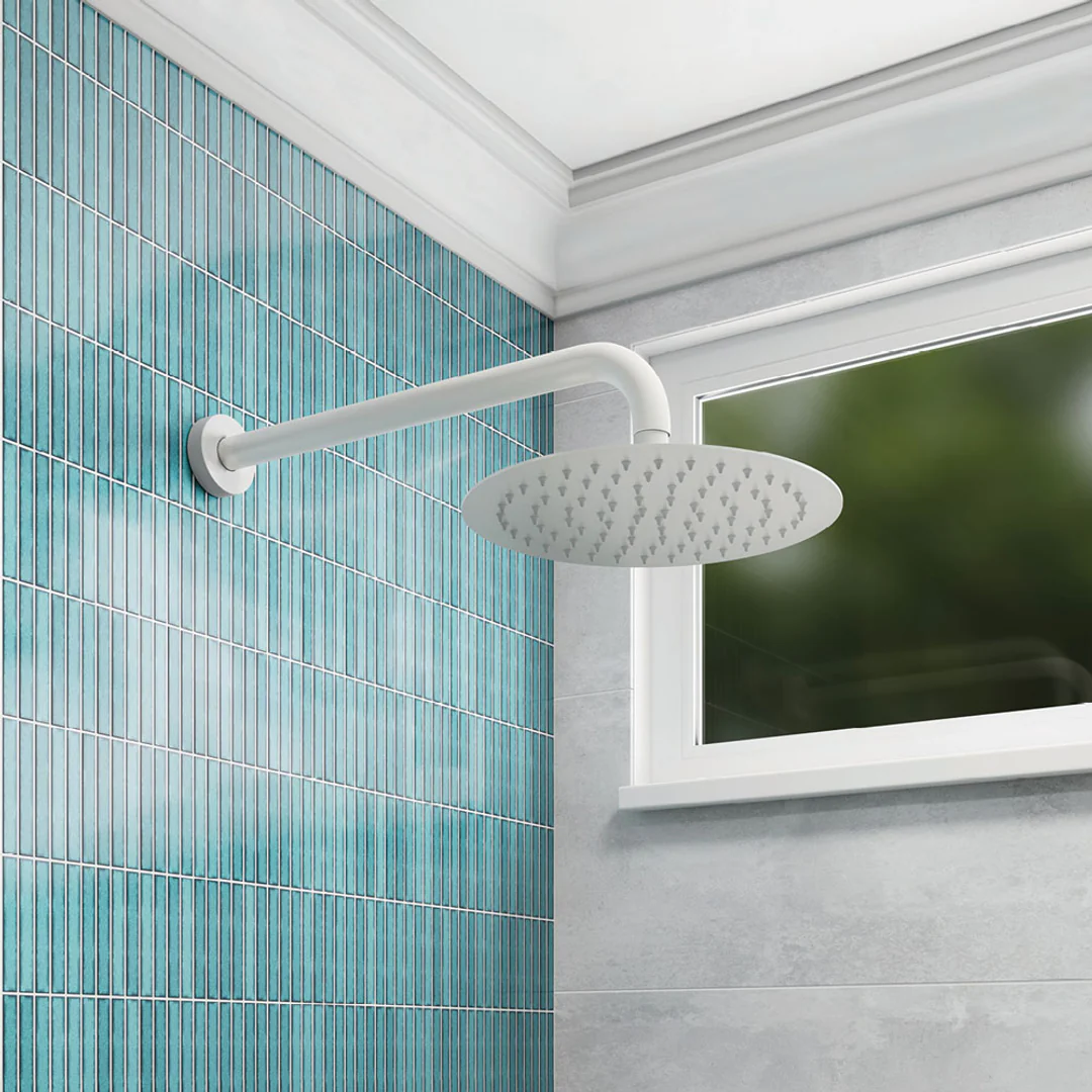 Fienza Kaya Shower Arm Matte White - Image 5