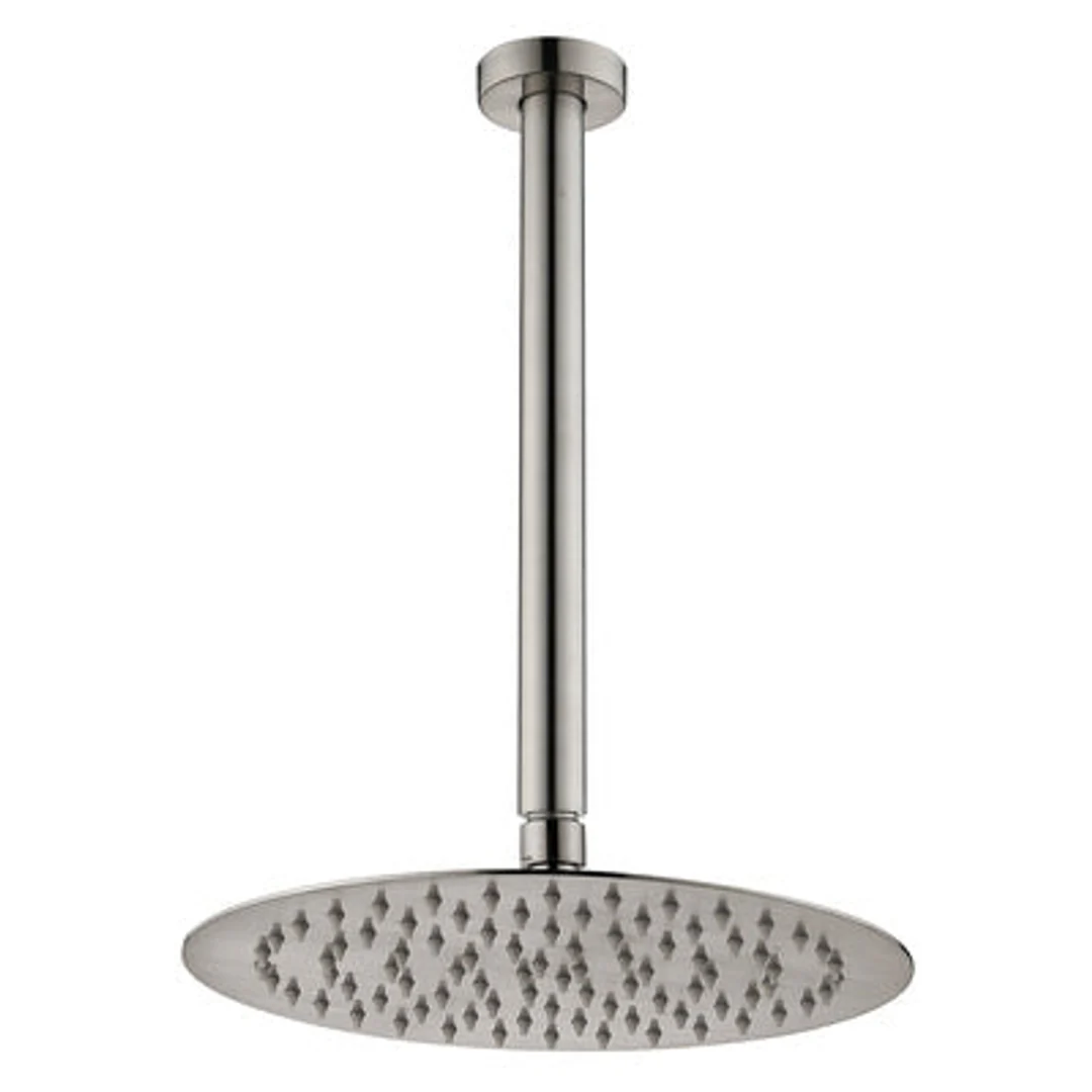 Fienza Kaya Shower Ceiling Dropper Set Brushed Nickel - Image 2