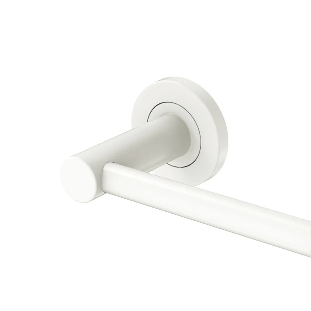 Fienza Kaya Single Towel Rail 900mm Matte White - Image 5