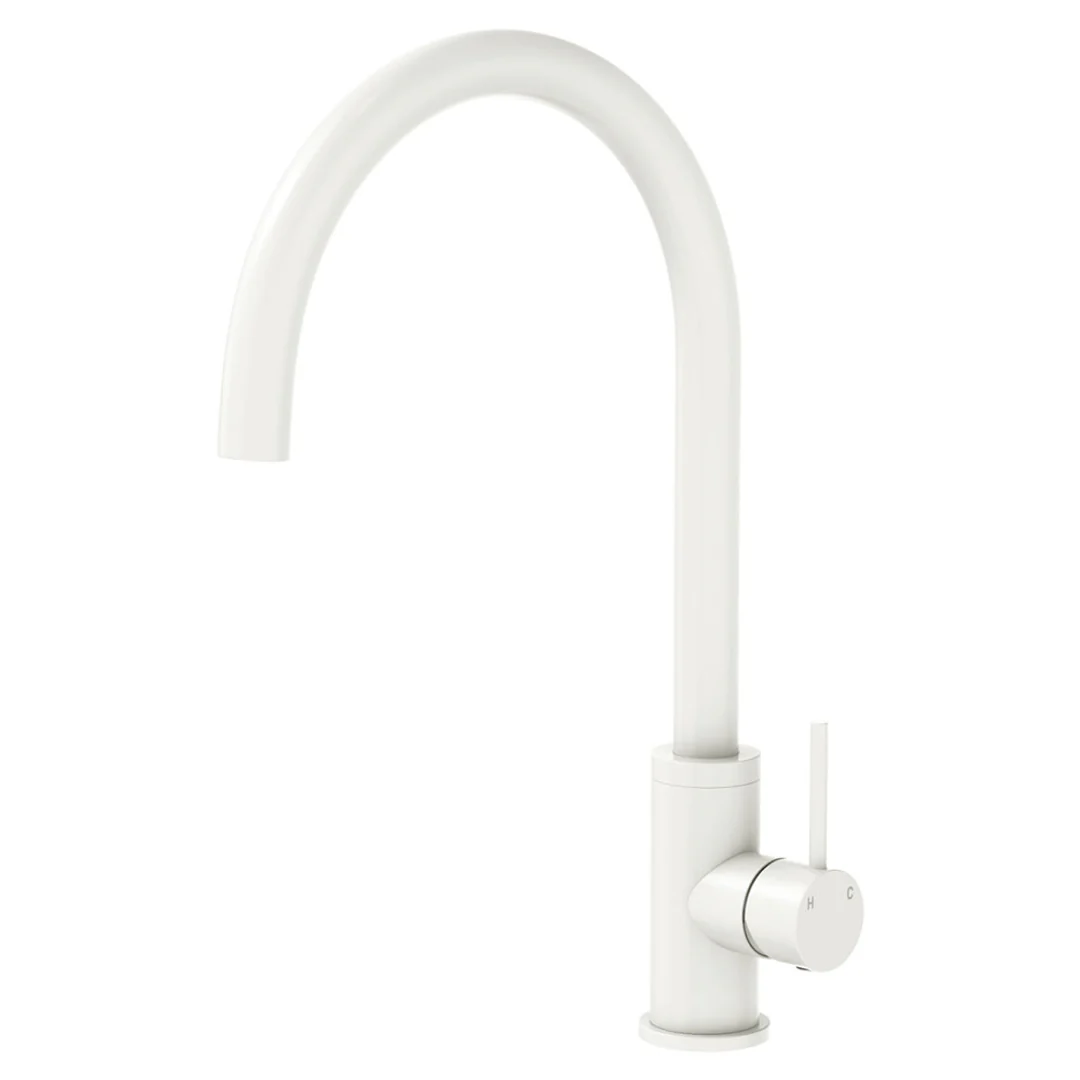 Fienza Kaya Sink Mixer Matte White - Image 2