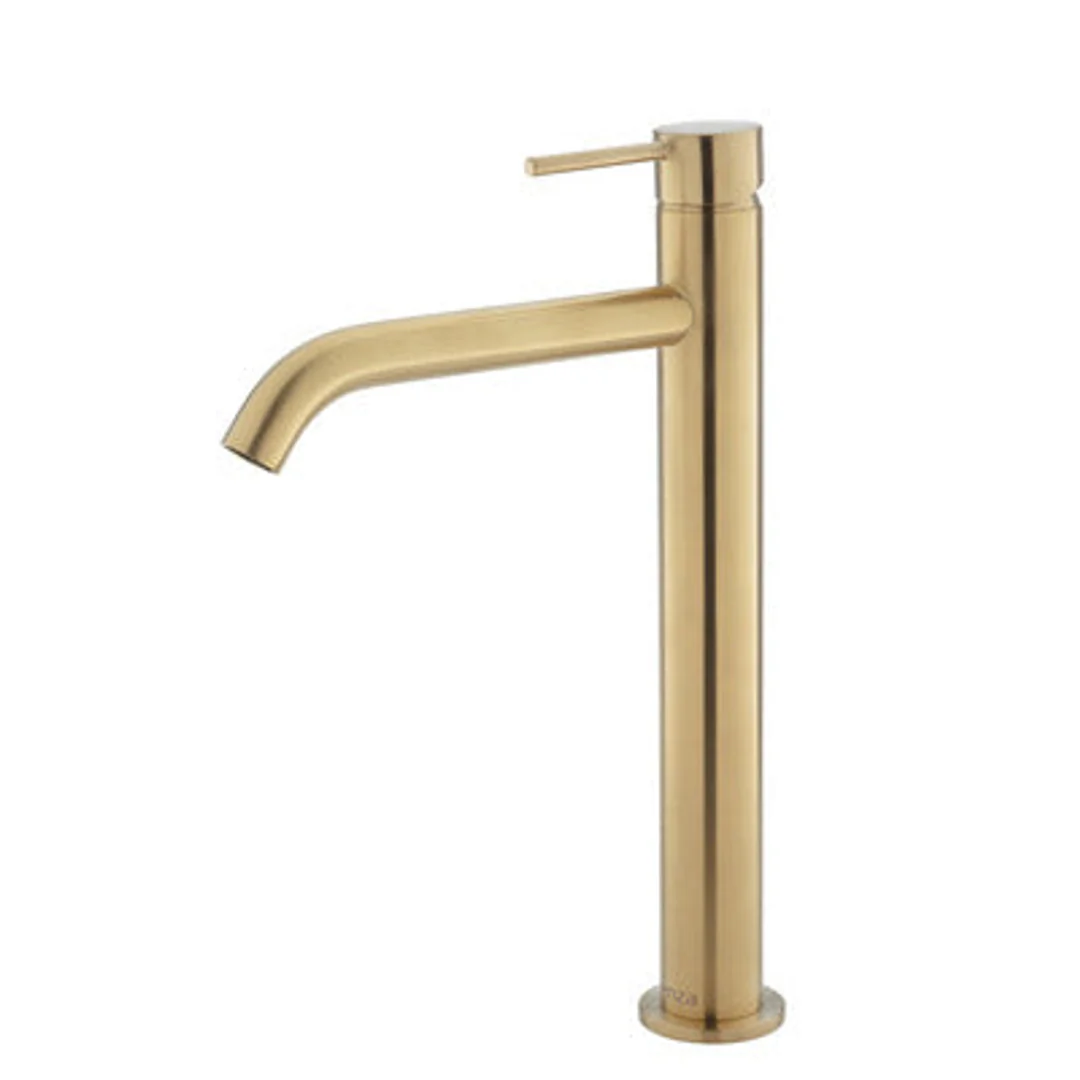 Fienza Kaya Tall Basin Mixer Urban Brass - Image 2