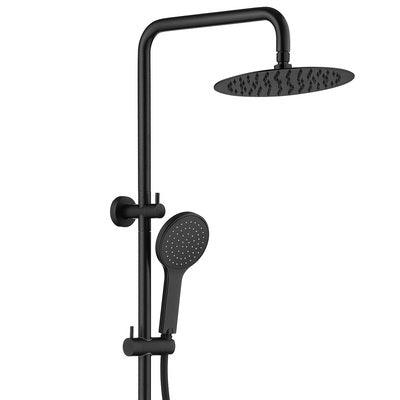 Fienza Kaya Twin Rail Shower Matte Black - Image 6