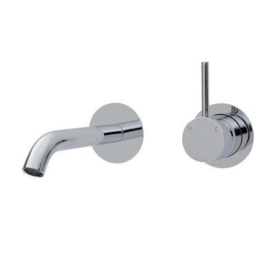 Fienza Kaya Up Basin/Bath Mixer 160mm Outlet Set Chrome Round Chrome Plates - Image 4