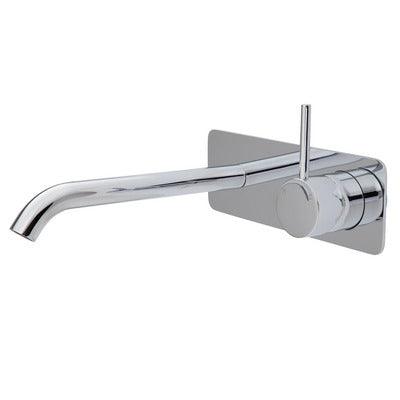 Fienza Kaya Up Basin/Bath Mixer 200mm Outlet Set Chrome Soft Square Chrome Plate - Image 4