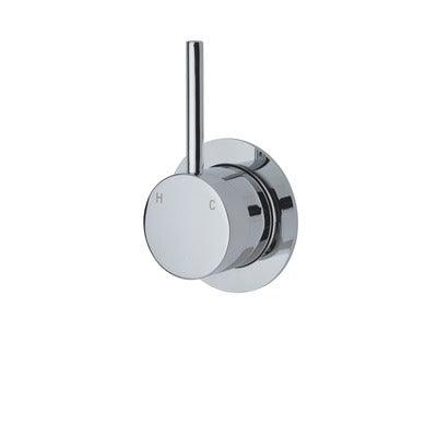 Fienza Kaya Up Wall Mixer With Minimal Round Plate Chrome - Image 3