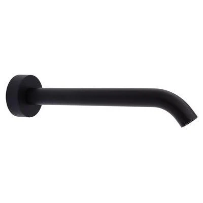 Fienza Kaya Wall Basin/Bath 220mm Outlet Matte Black With Matte Black Plate - Image 4