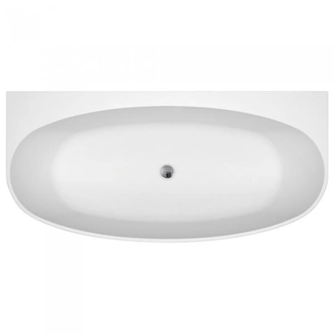 Fienza Keeto Back-To-Wall Acrylic Bath Gloss White 1700mm - Image 4