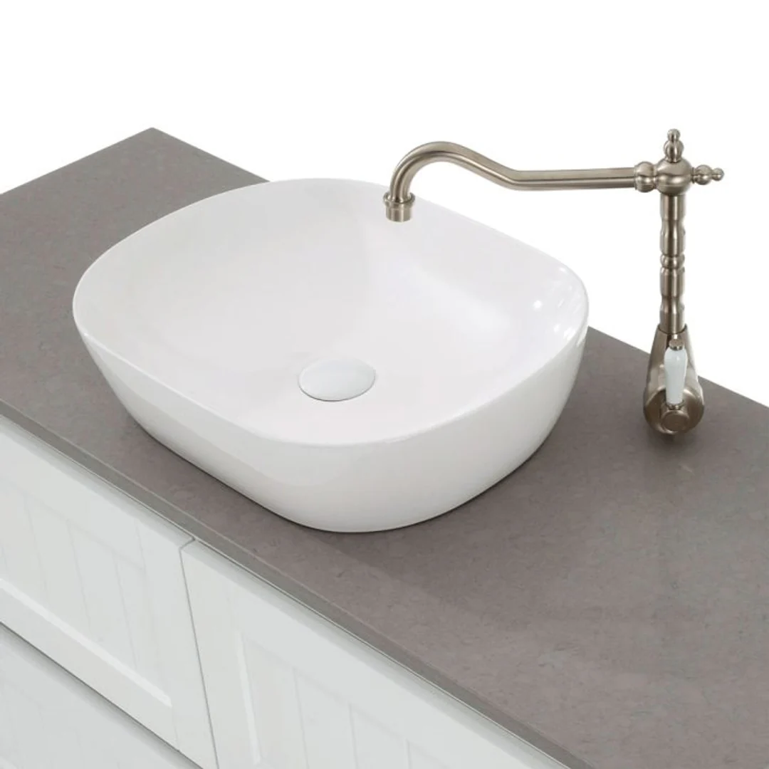 Fienza Koko 465 Above Counter Basin 465 X 375 X 115 mm Matte White - Image 4