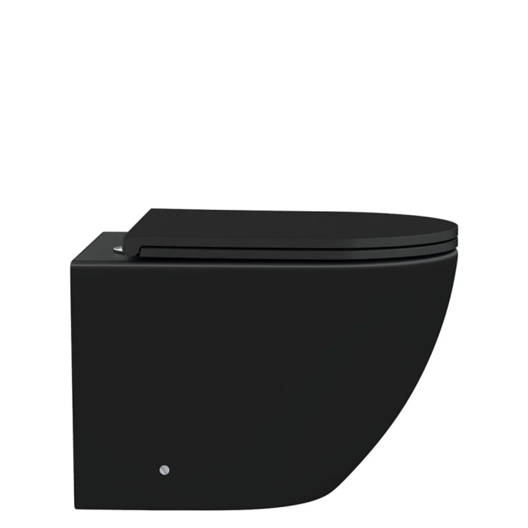 Fienza Koko Black Rimless Wall Hung Suite - Image 5