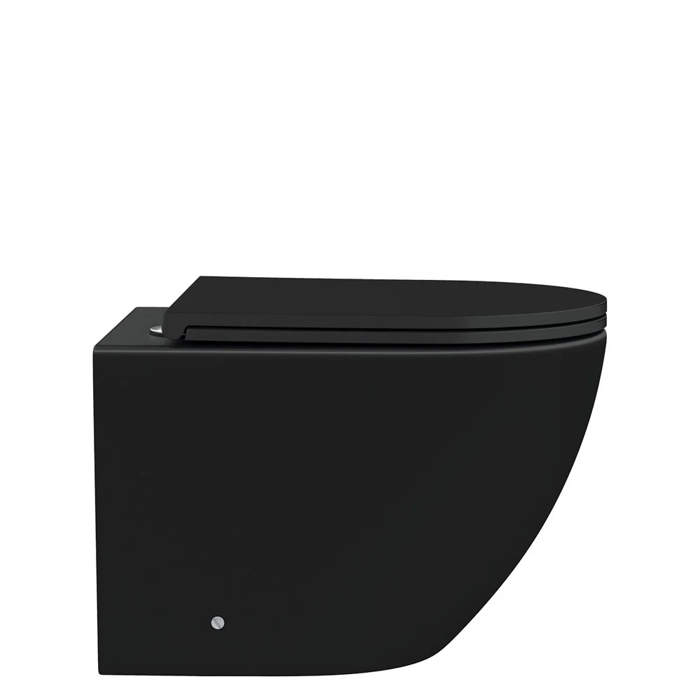 Fienza Koko Black Rimless Wall Hung Suite - Image 8
