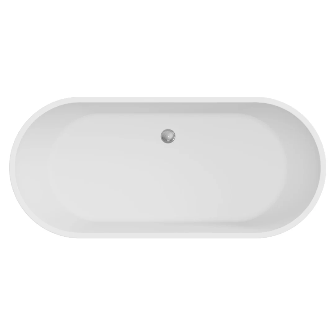 Fienza Koko Freestanding Bath Matte White 1500mm - Image 4
