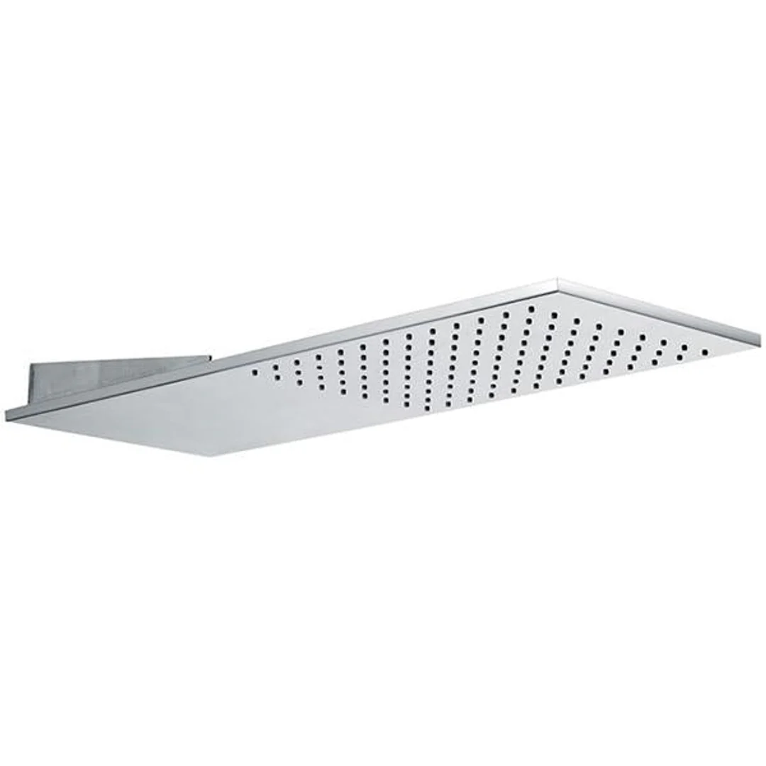 Fienza Koko Polished S/S Square Wall Shower Head Chrome
