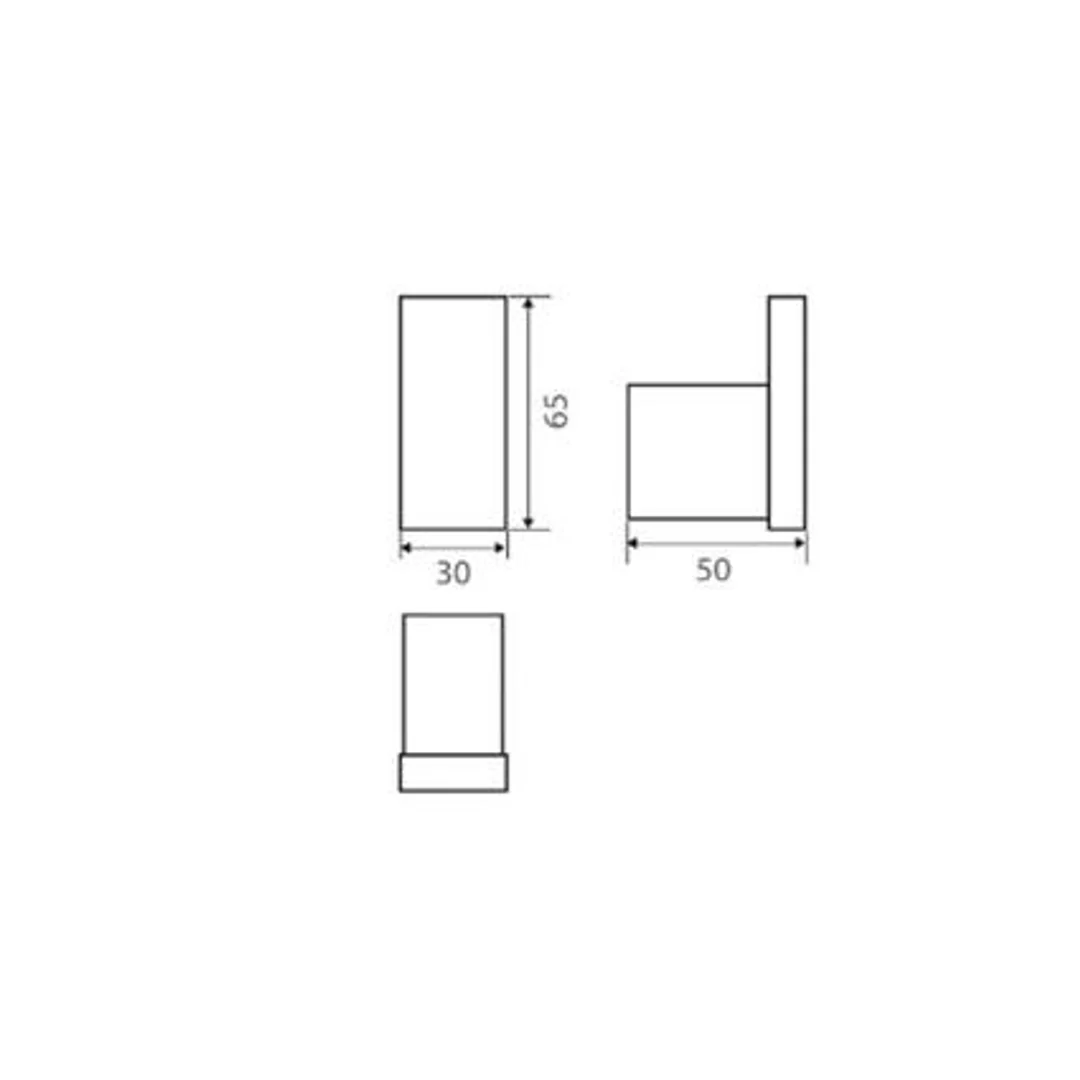 Fienza Koko Robe Hook Chrome - Image 4