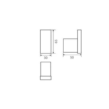 Fienza Koko Robe Hook Chrome - Image 5