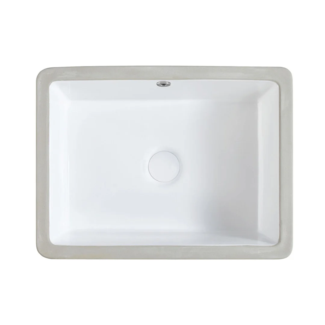 Fienza Koko Undermount Basin  470 X 350 X 173mm Gloss White - Image 2