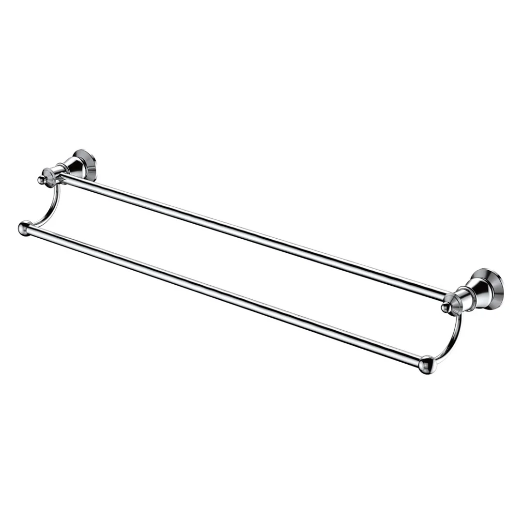 Fienza Lillian Double Towel Rail 800mm Chrome 81008 - Image 2