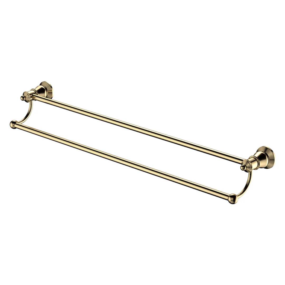 Fienza Lillian Double Towel Rail Urban Brass Pvd - Image 2