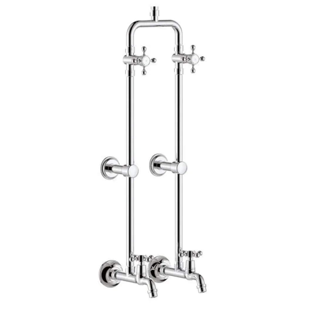 Fienza Lillian Exposed Rail Shower & Bath Set Chrome - Image 5