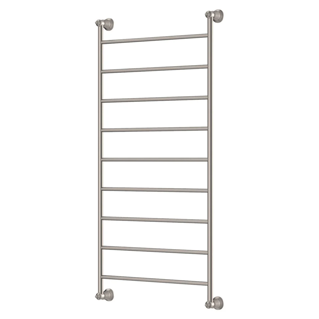 Fienza Lillian Heated Towel Rail 60120 Brushed Nickel 9 Bars 600 X 1208 X 95mm