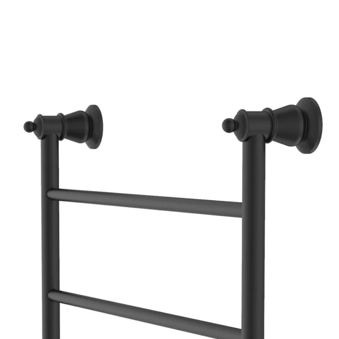 Fienza Lillian Heated Towel Rail 60120 Matte Black 9 Bars 600 X 1208 X 95mm - Image 5