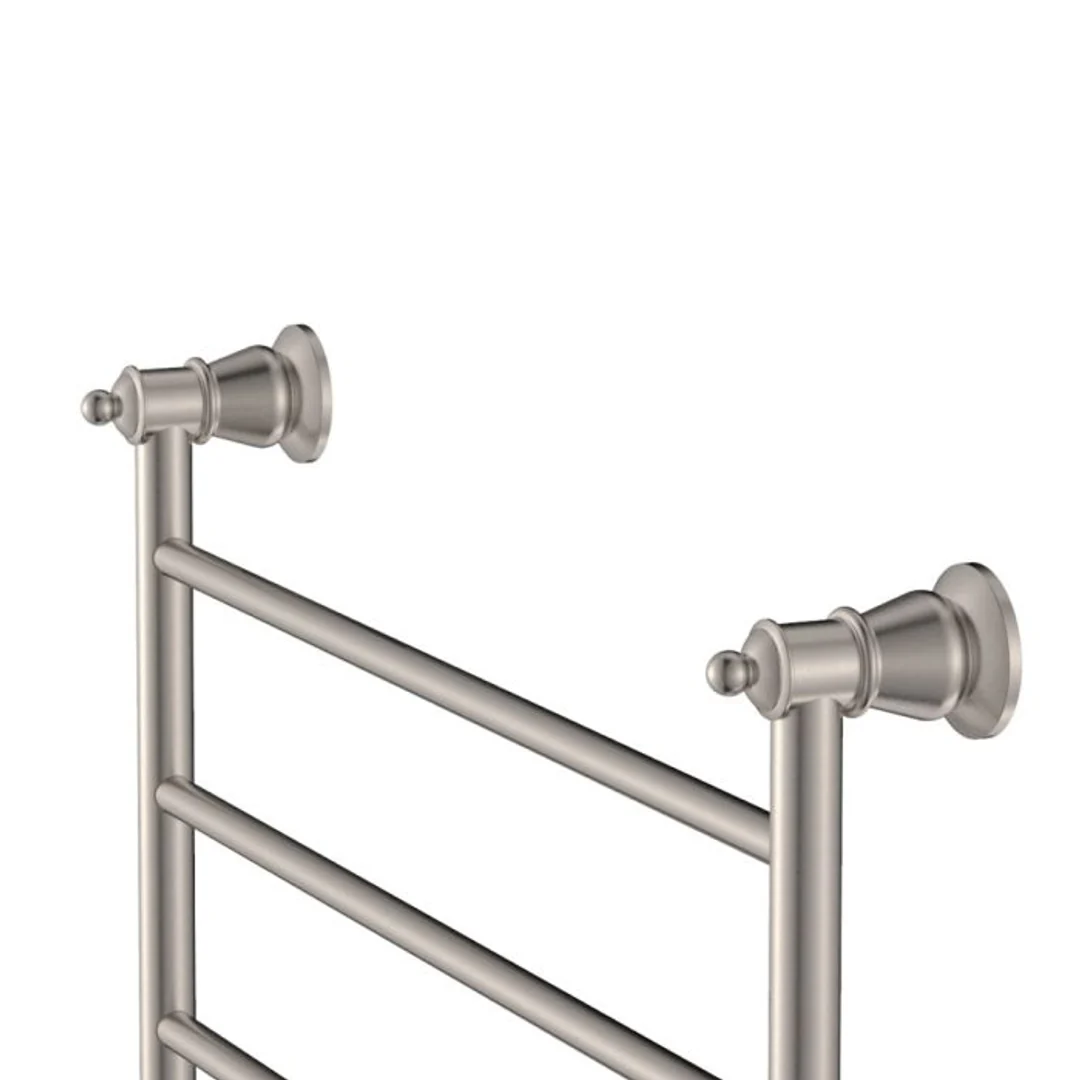 Fienza Lillian Heated Towel Rail 6045 Brushed Nickel 4 Bars 600 X 458 X 95mm - Image 3