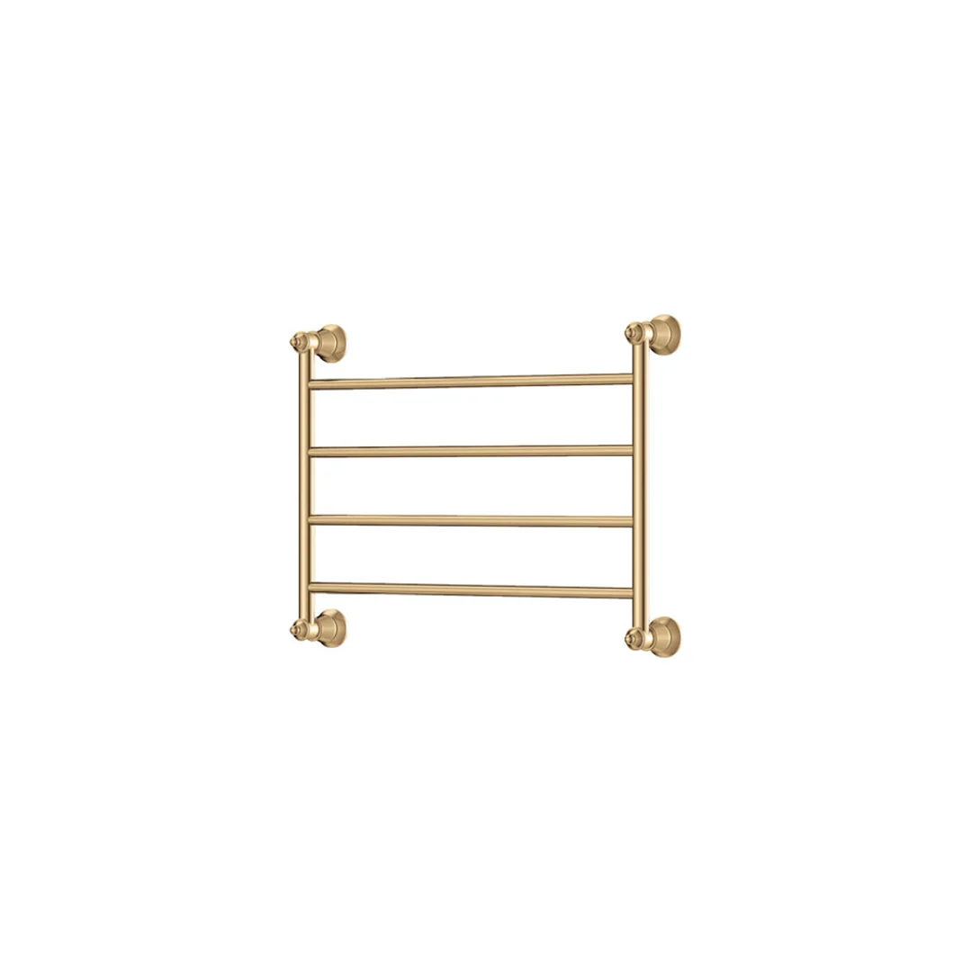 Fienza Lillian Heated Towel Rail 6045 Urban Brass 4 Bars 600 X 458 X 95mm