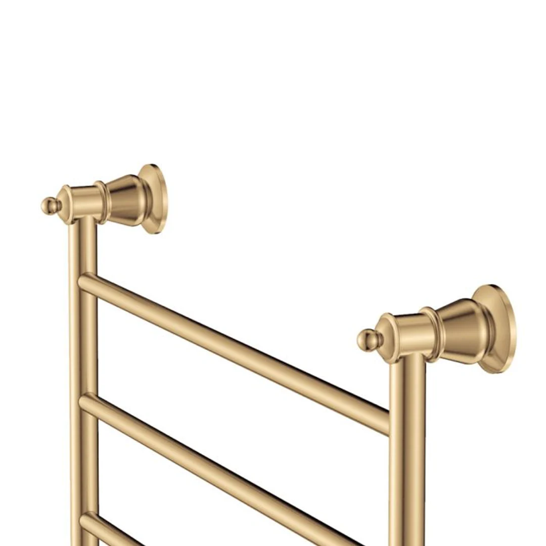 Fienza Lillian Heated Towel Rail 6045 Urban Brass 4 Bars 600 X 458 X 95mm - Image 3